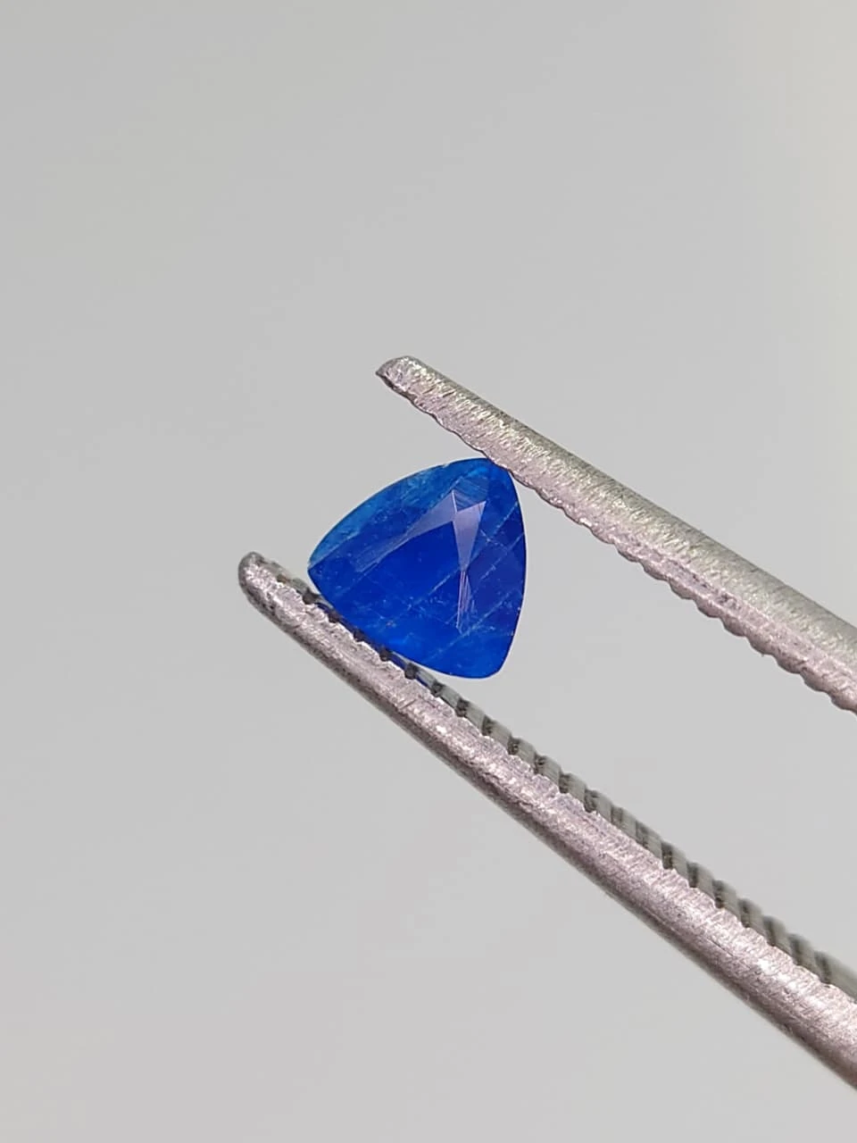 0.2ct Natural Trillion Faceted Hauyne from Afghanistan — view 6
